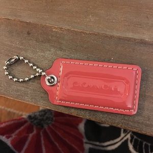 Coach Keychain Tag